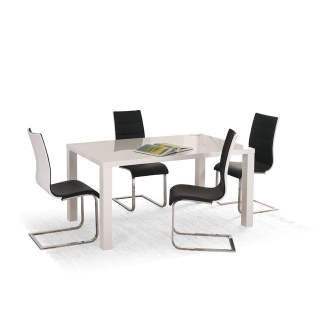 Jídelní stůl RONALD 140-180 cm, bílý