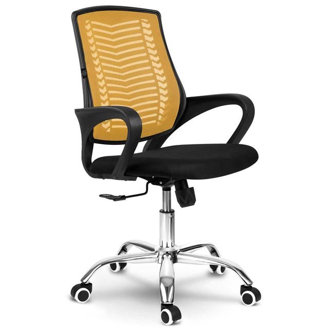 Kancelářská židle Denar, černá/oranžová
