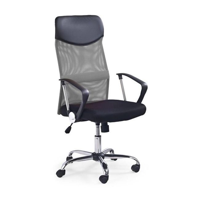 Kancelářská židle VIRE, šedá/černá