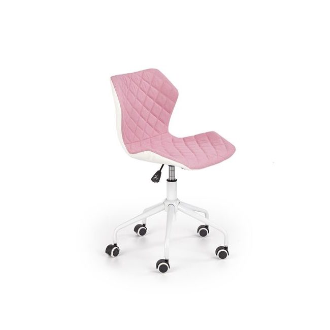 Dětská židle Matrix 3, bílá/růžová