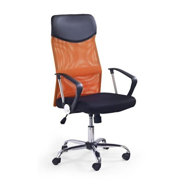 Kancelářská židle VIRE, oranžová/černá