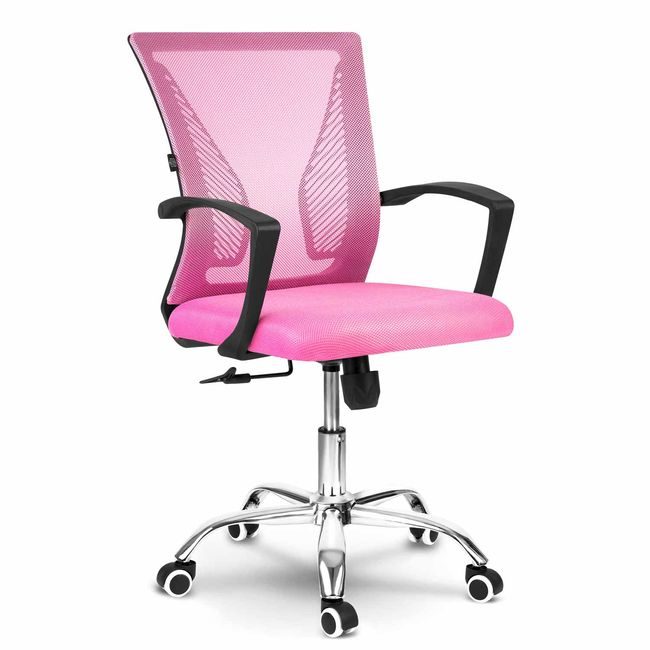 Kancelářská židle Gontia, růžová