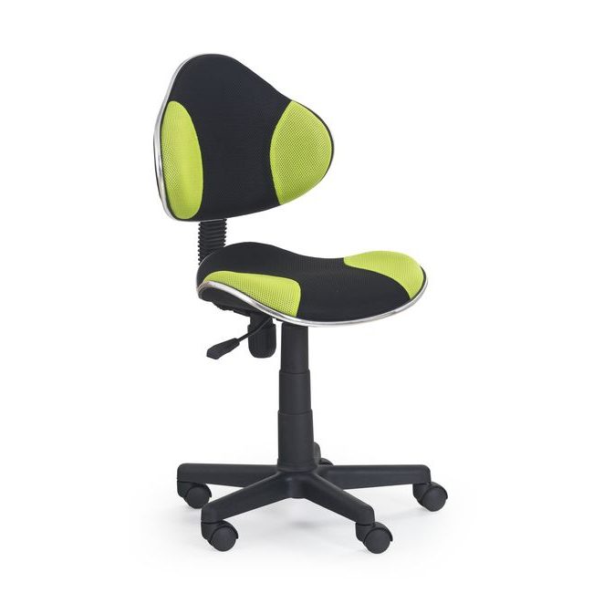 Dětská židle Flash, černá/zelená
