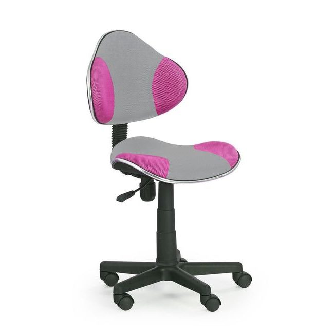 Dětská židle Flash 2, šedá/růžová