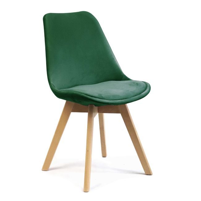 Jídelní židle Felman, tmavě zelená