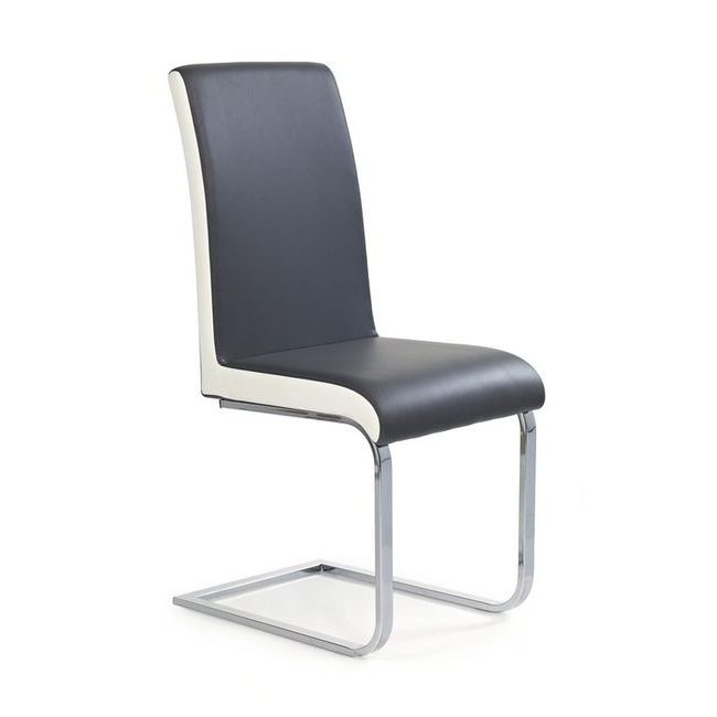 Jídelní židle K103, šedo-bílá