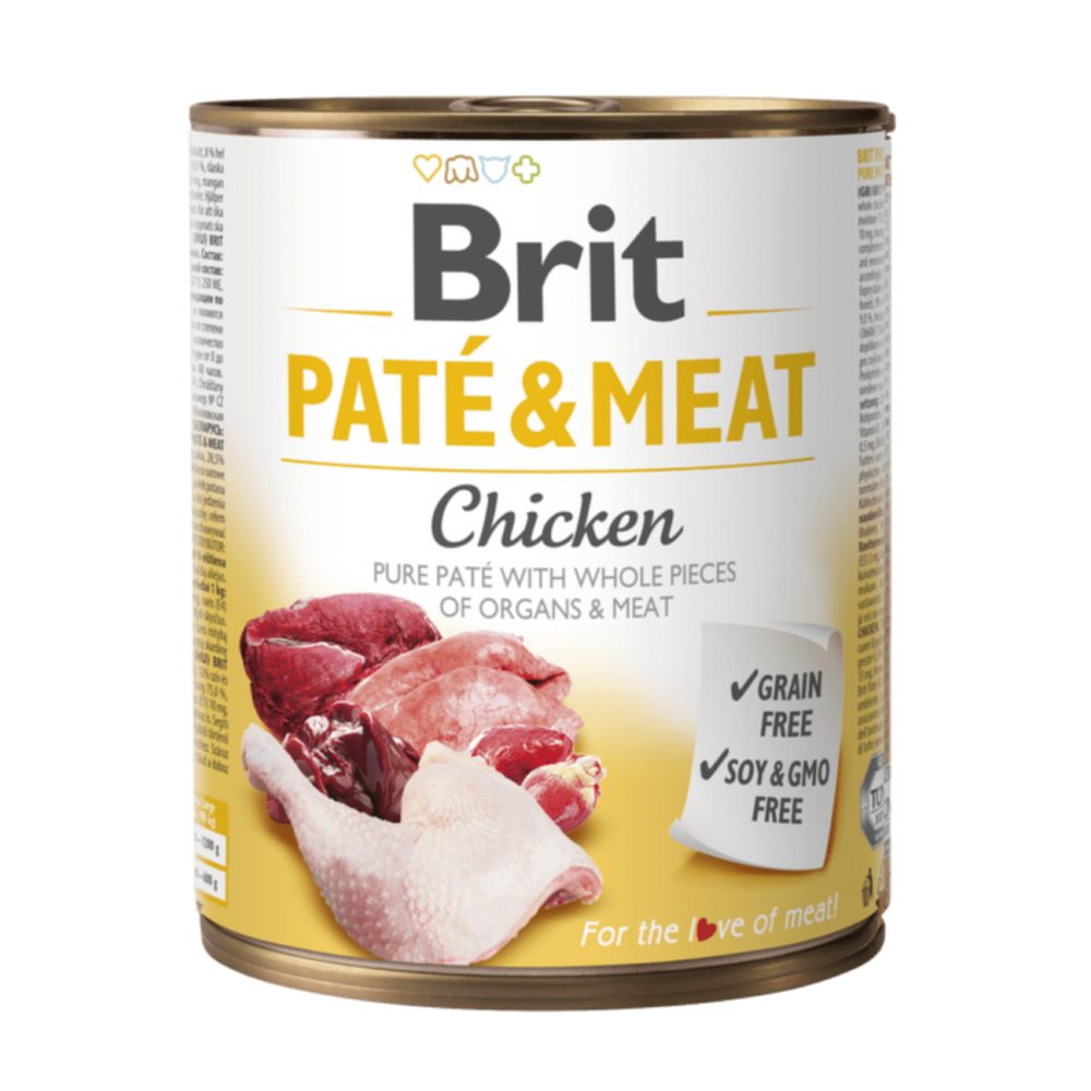 Brit konzerva Paté & Meat Chicken 800 g | Konzerva pro psy
