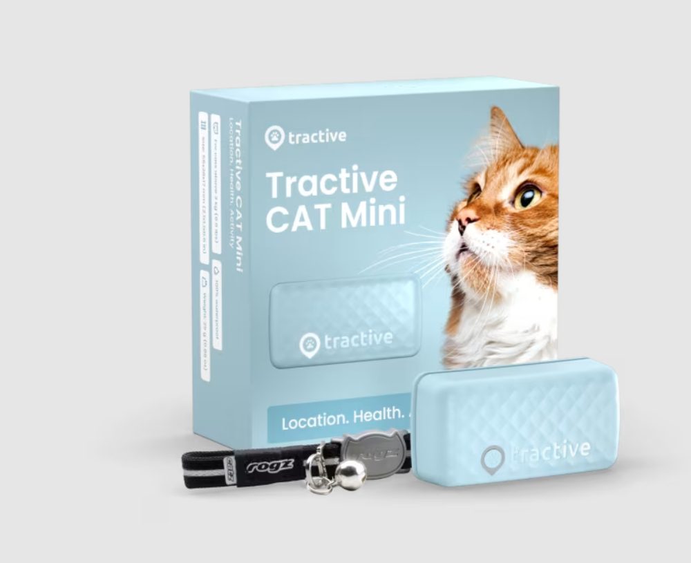 Tractive GPS CAT Mini | GPS lokátor pro kočky - mentolová