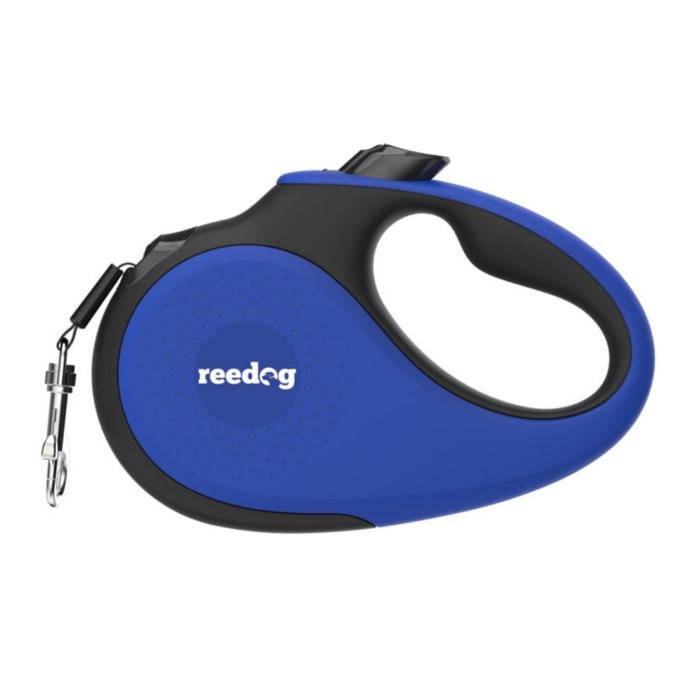 Reedog Senza Premium Automatik Rollleine S 15kg / 5m Band / blau