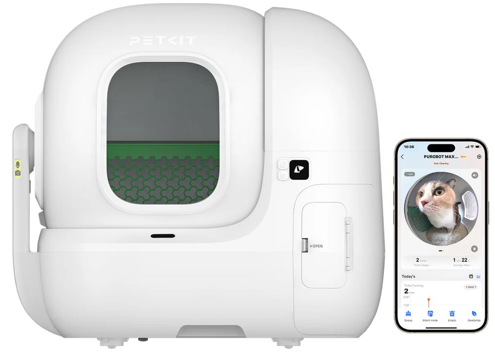 Petkit PUROBOT MAX Pro | Chytrá automatická toaleta pro kočky s kamerou