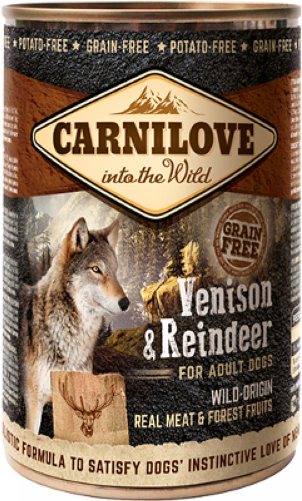 Carnilove Wild Meat Venison & Reindeer 400 g | Konzerva pro psy