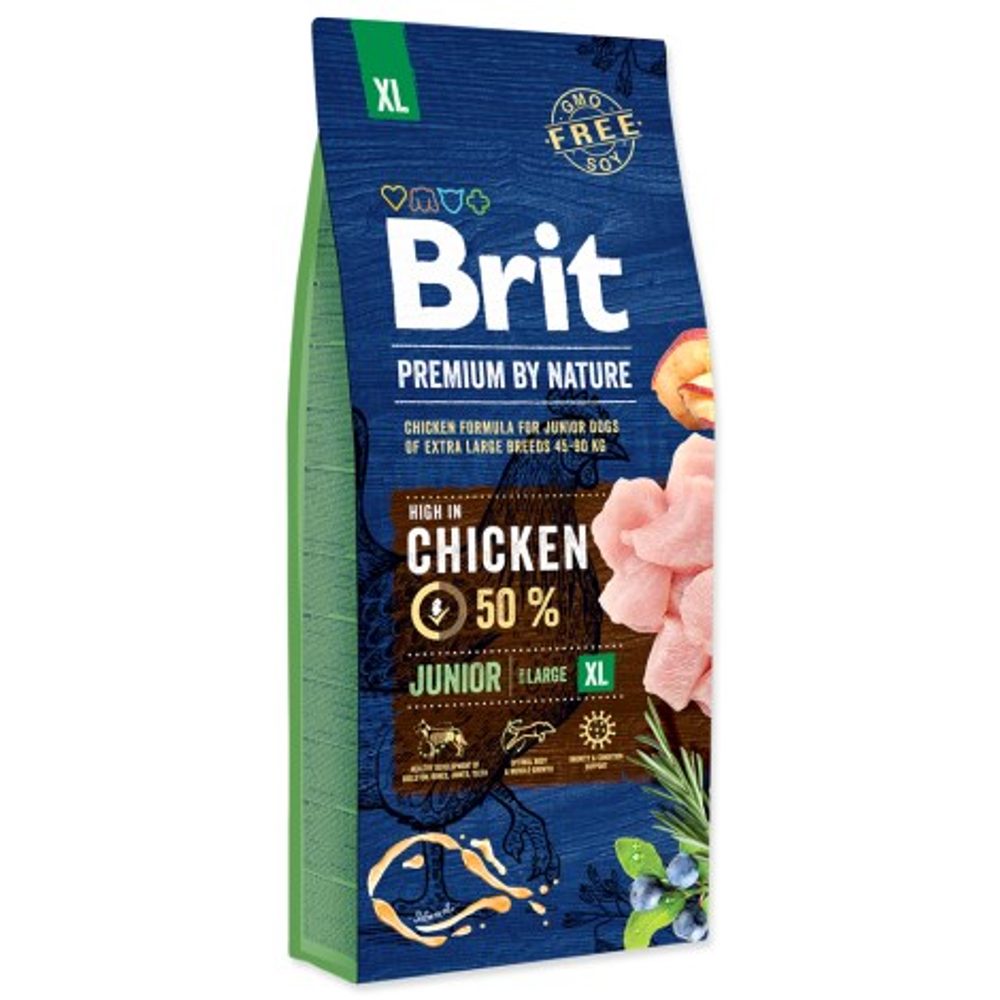 Expirace 22.4. 2026: Brit Premium by Nature Junior XL 15 kg | Granule pro psy