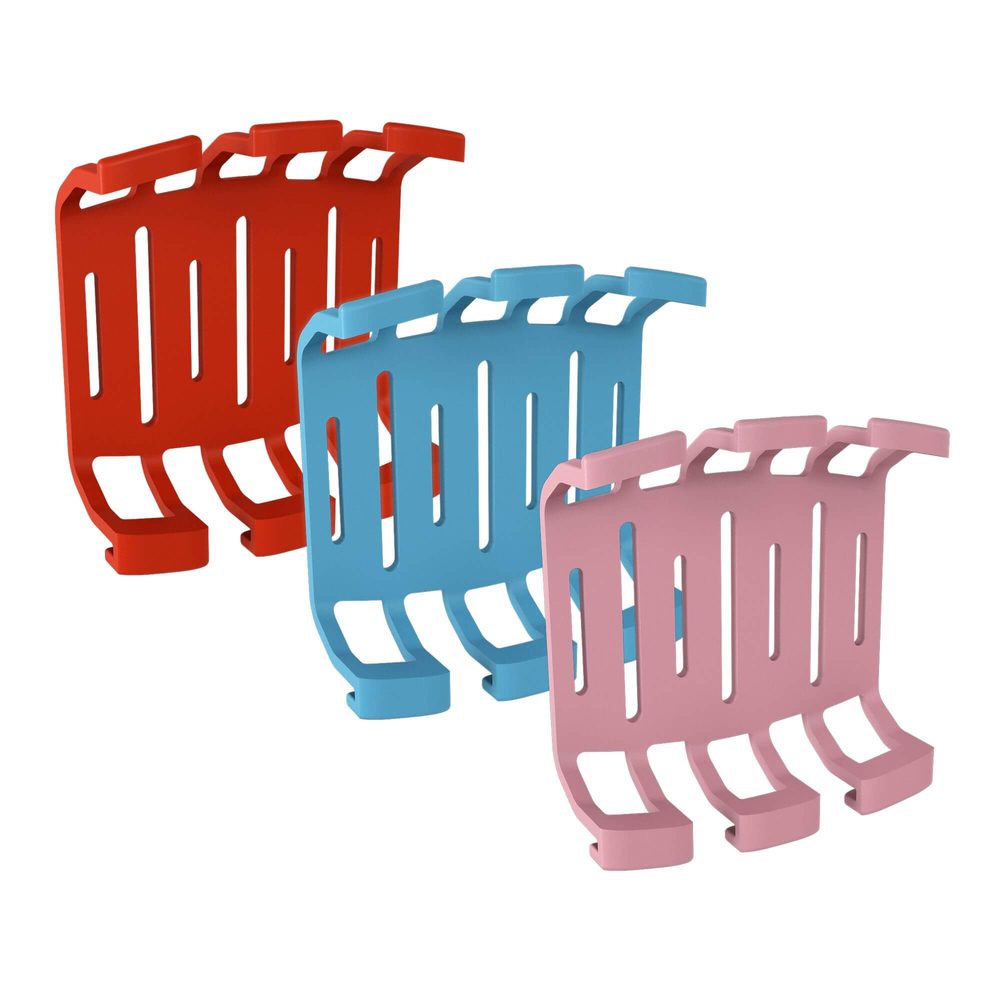 Dogtrace spona pro DOG GPS ultra, červená + modrá + růžová - 3 ks