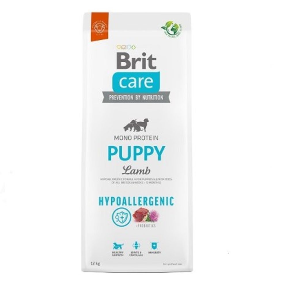 Expirace 22.3. 2026: Brit Care Dog Hypoallergenic Puppy Lamb 12 kg | Granule pro psy