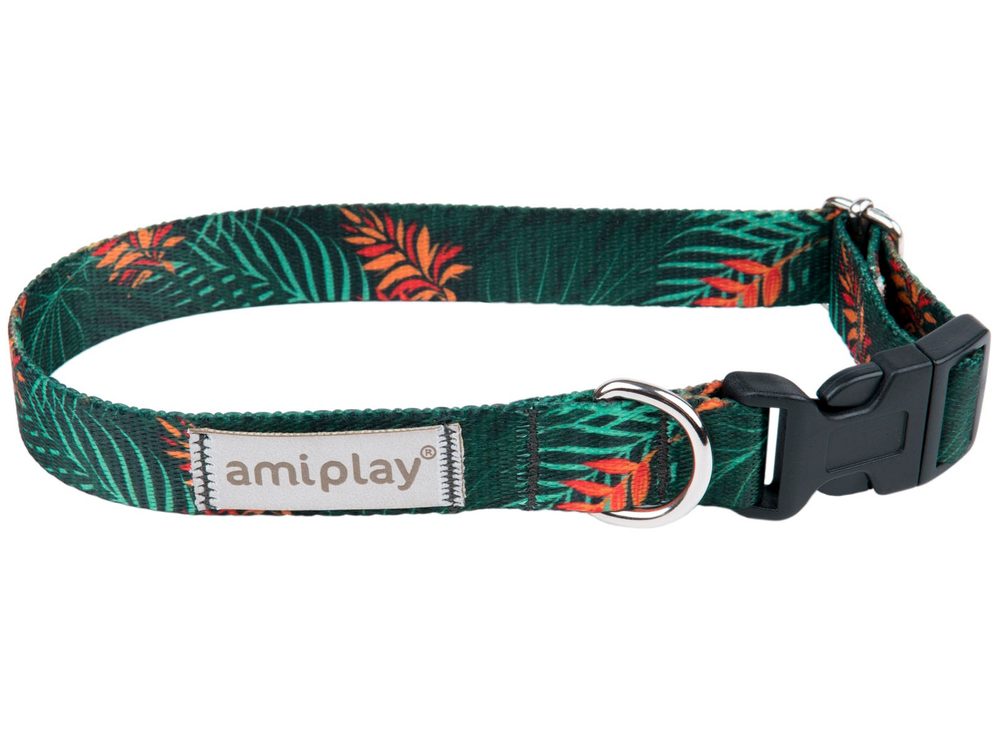 Amiplay Obojek nastavitelný BeHappy Jungle | Obojky pro psy - L