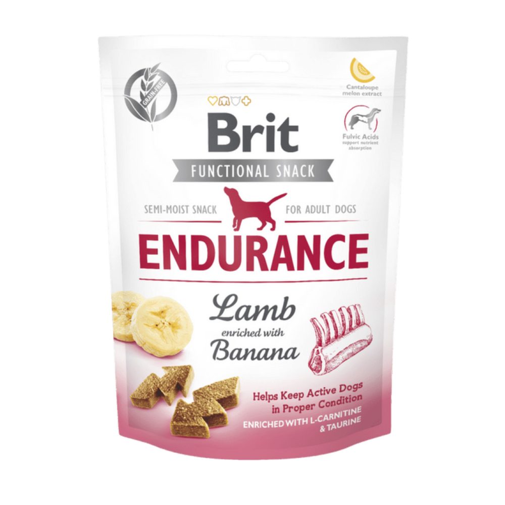 Brit Care Dog Functional Snack Endurance Lamb 150g | Pamlsky pro psy