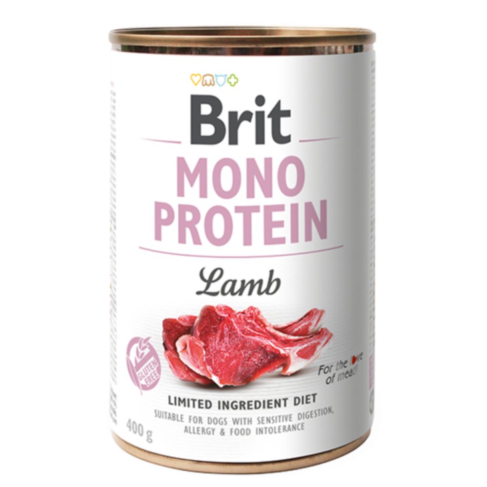 Brit konzerva Mono Protein Lamb 400 g | Konzerva pro psy