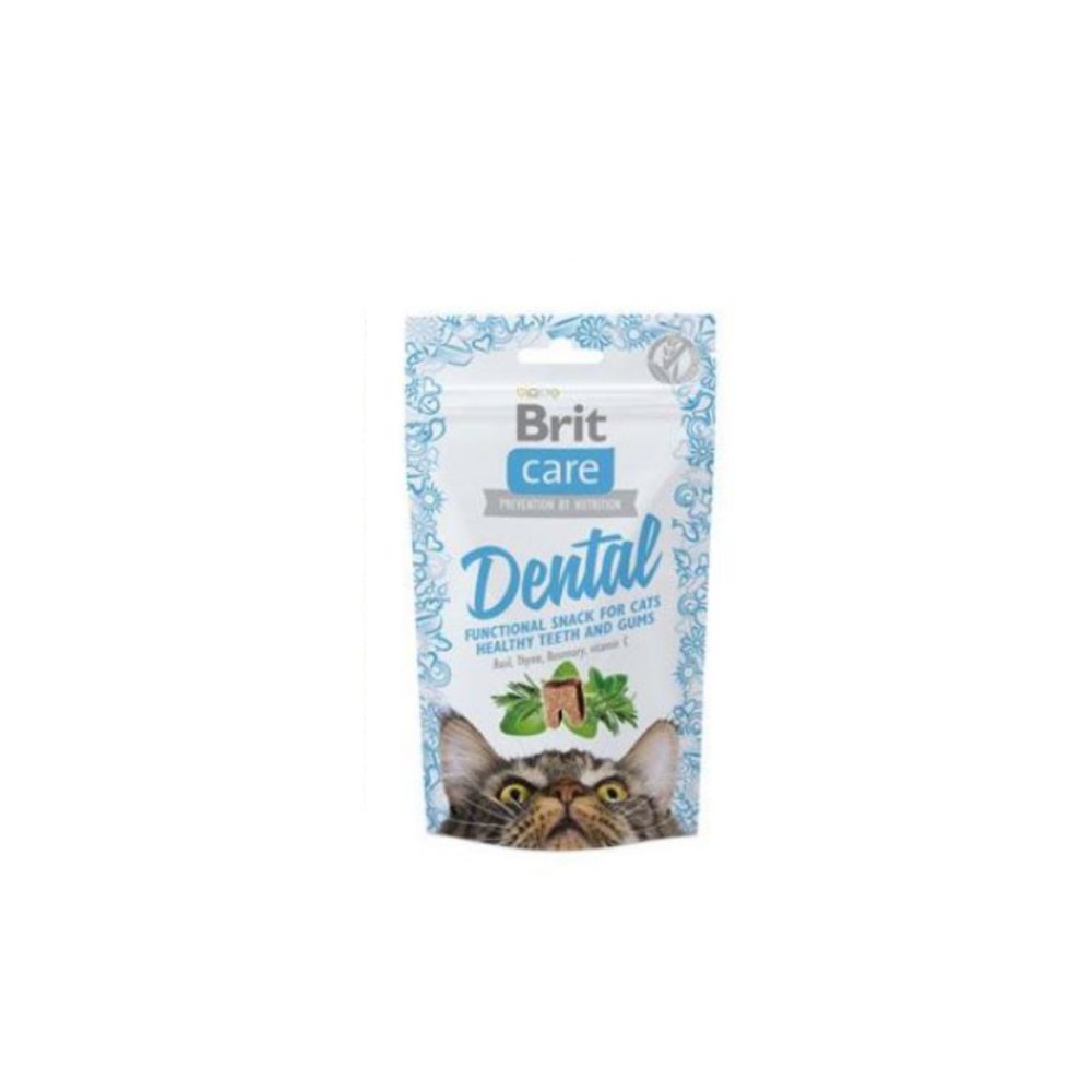 Brit Care Cat Snack Dental 50g | Pamlsky pro kočky