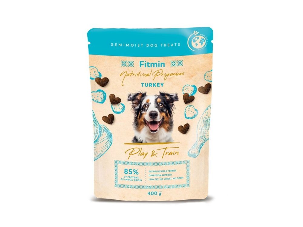 Fitmin dog NP Play and Train Turkey 400 g | Pamlsky pro psy