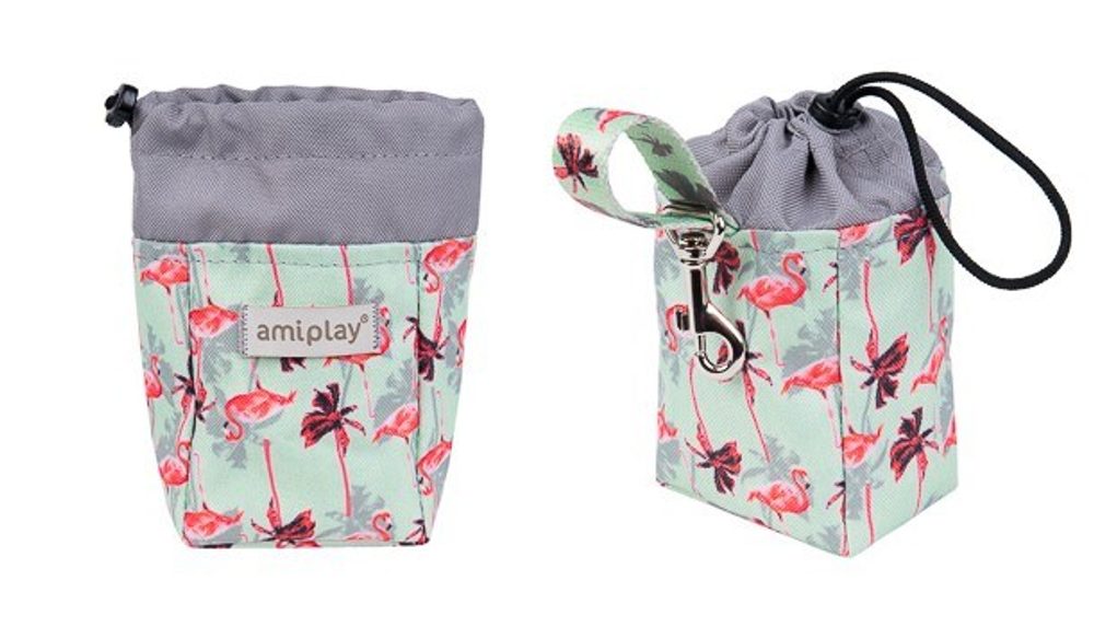 Amiplay Pytlík na pamlsky BeHappy Flamingo