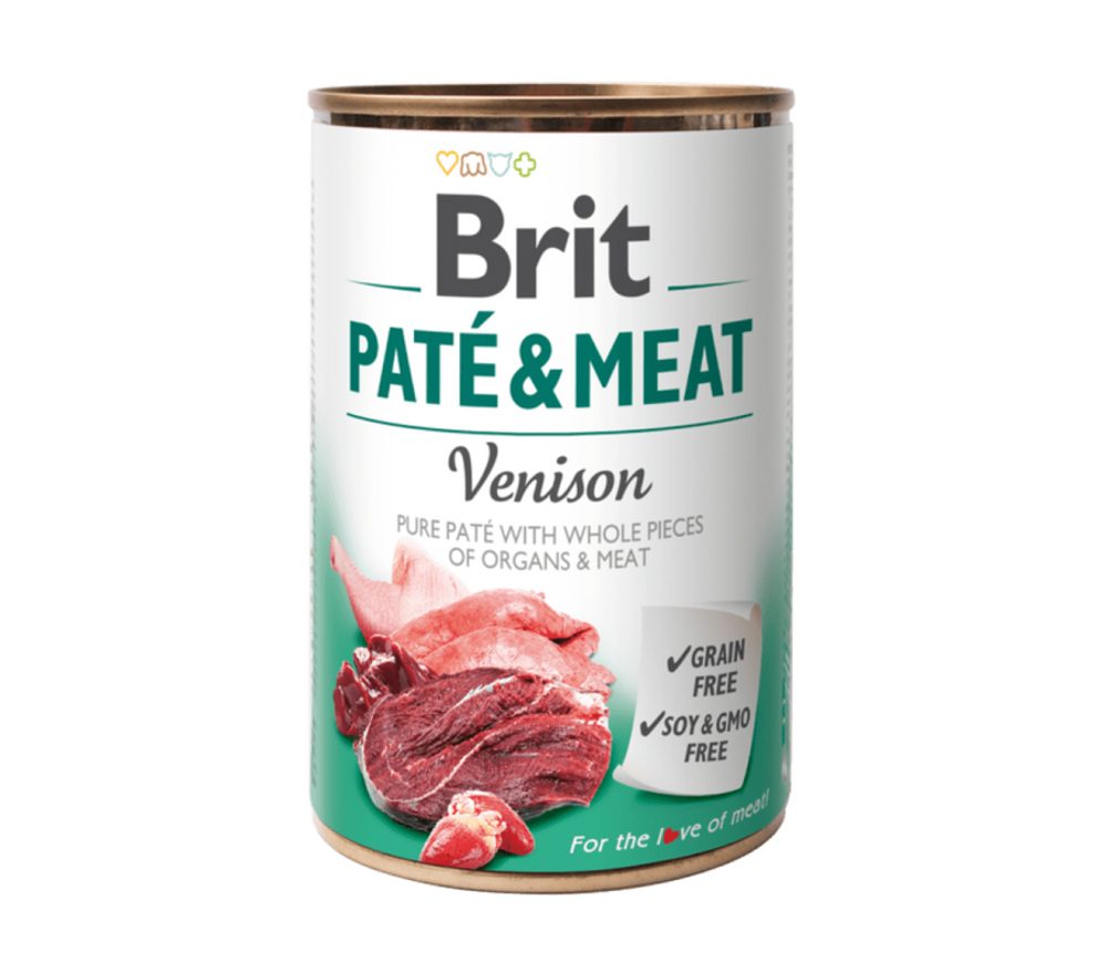 Brit konzerva Paté & Meat Venison 400 g | Konzerva pro psy