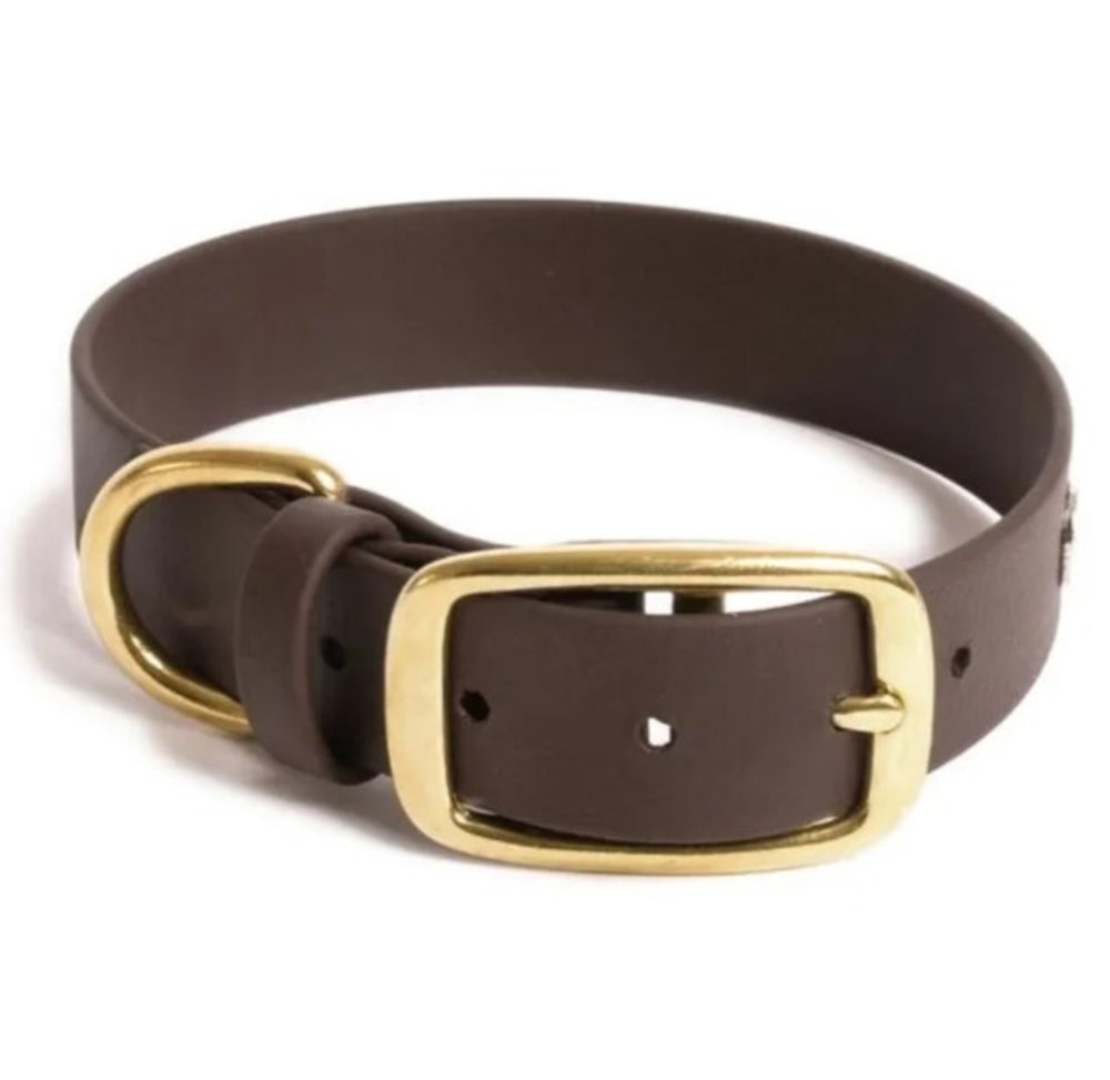 Reedog obojek tmavě hnědý Biothane | Obojek pro psy - M/L