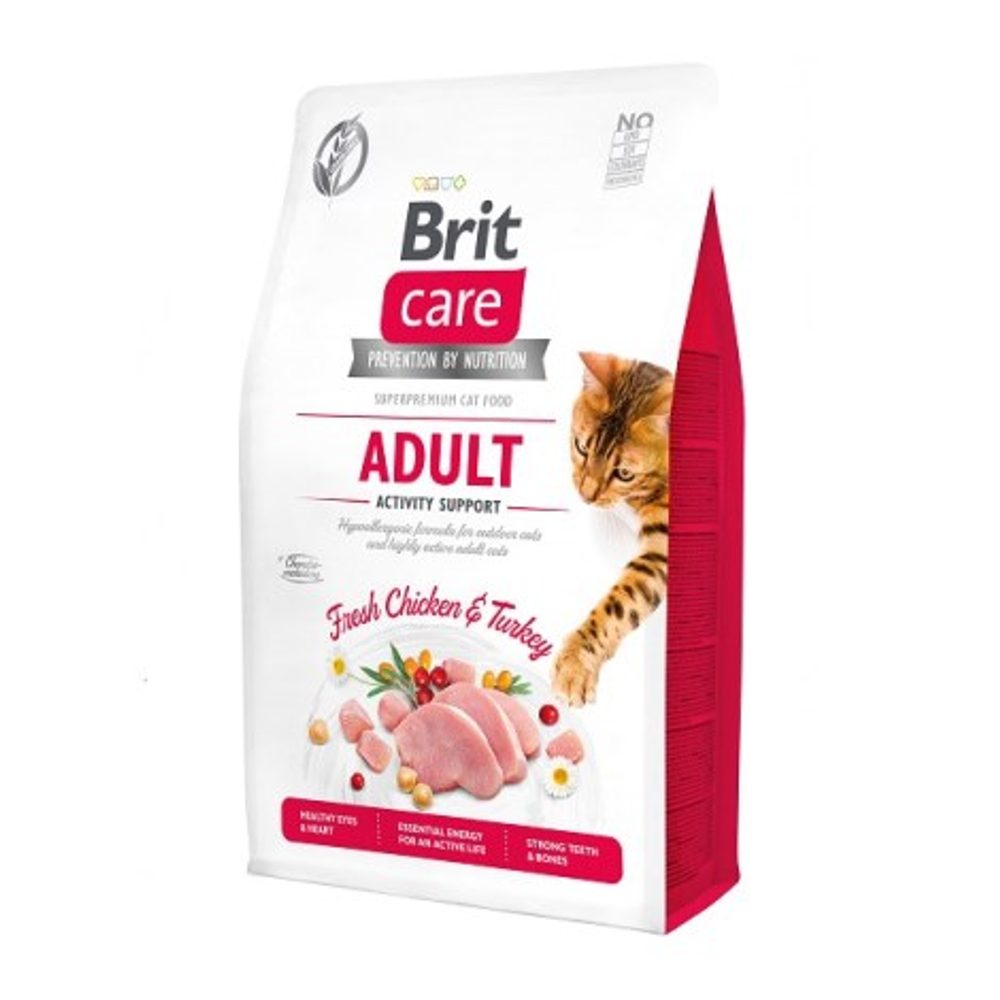 Expirace 6.6. 2026: Brit Care Cat Grain-Free Adult Activity Support 2 kg | P59647