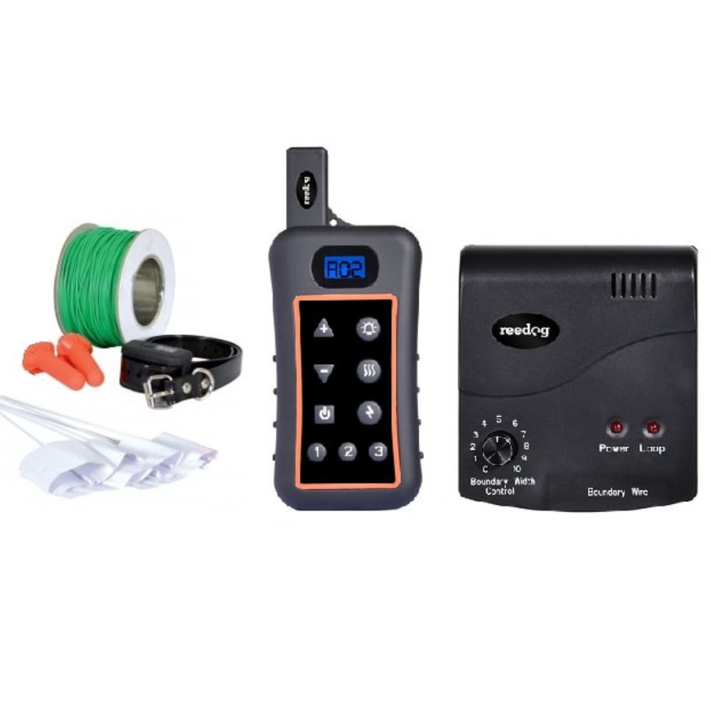 Reedog FX-500 elektronický ohradník, neviditelný plot pro psy, výcvikový obojek - pro 1 psa