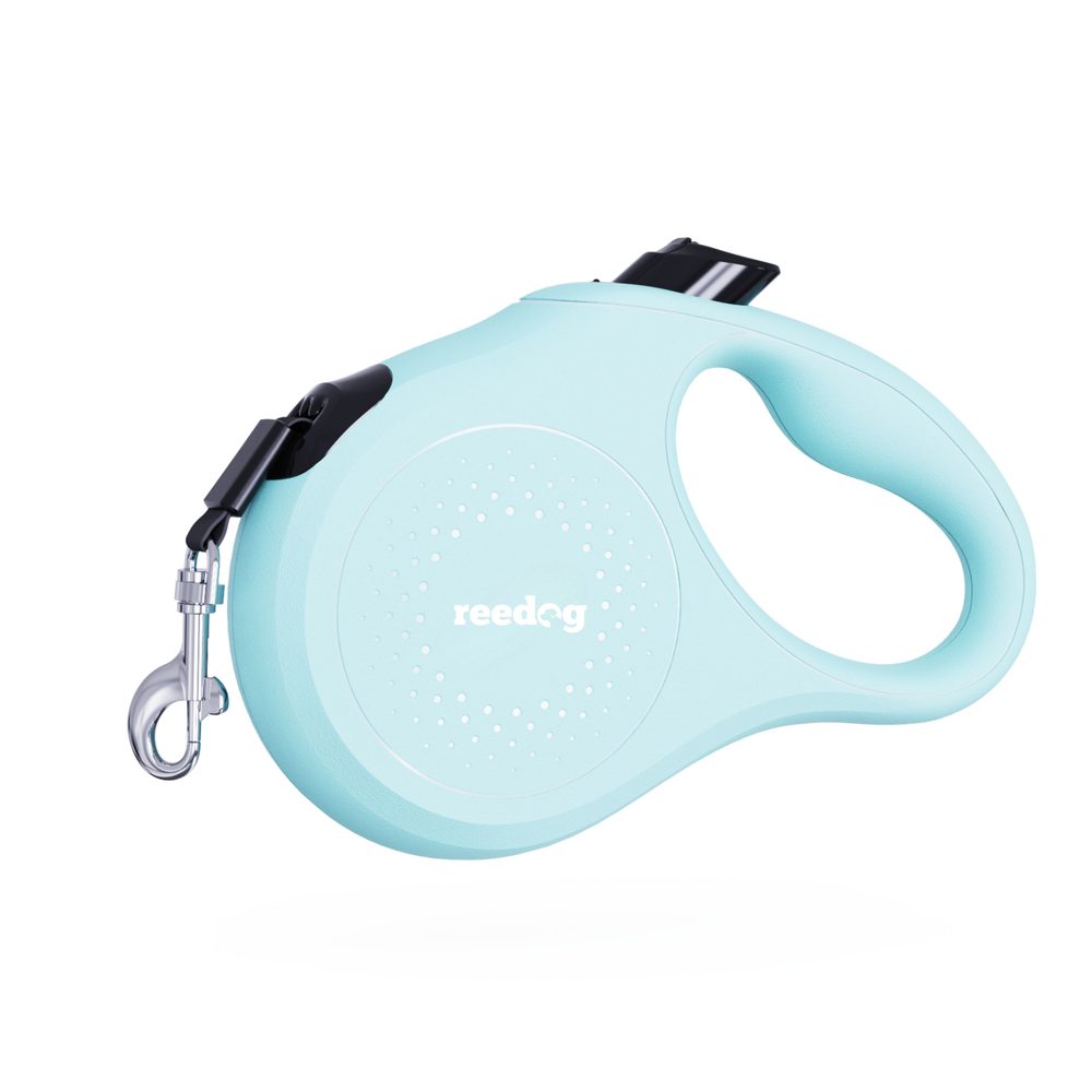 Reedog Senza Basic samonavíjecí vodítko M 25kg/ 5 m páska / pastelové zelené | Vodítka pro psy