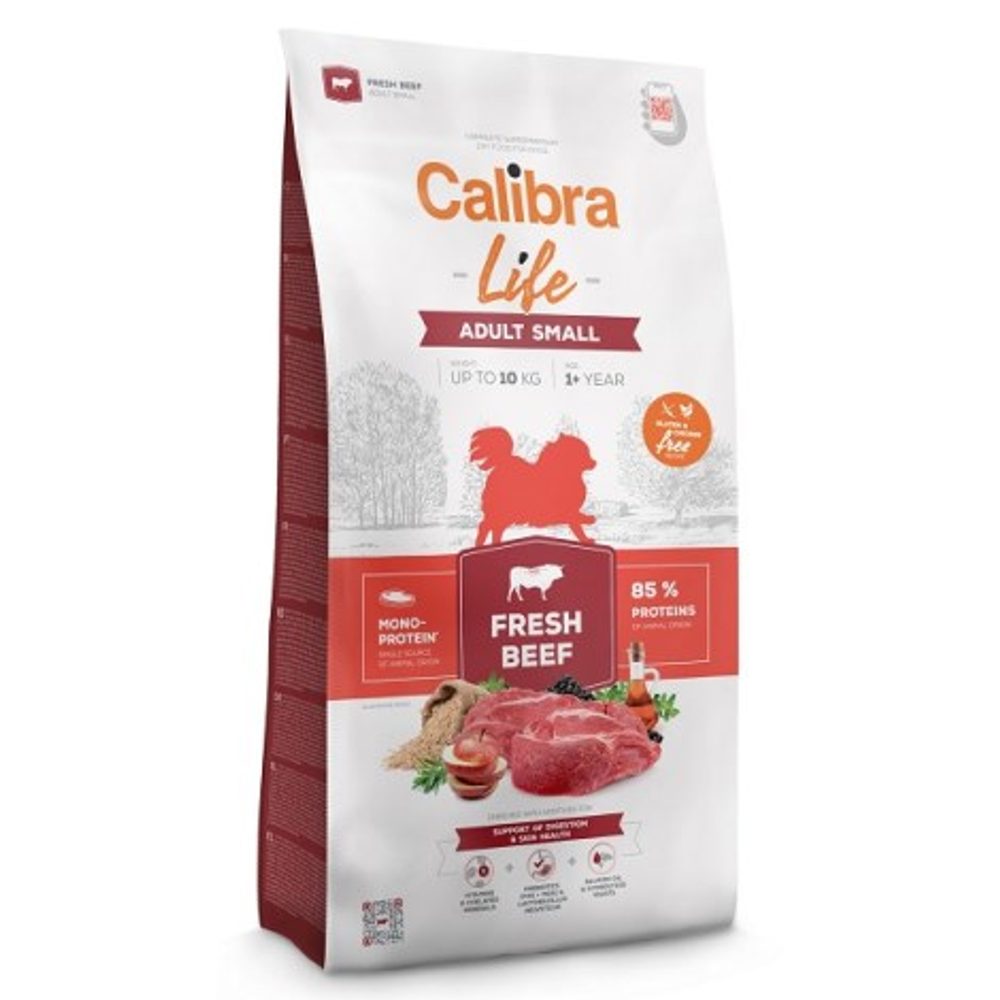 Calibra Dog Life Adult Small Fresh Beef 1,5 kg | Granule pro psy