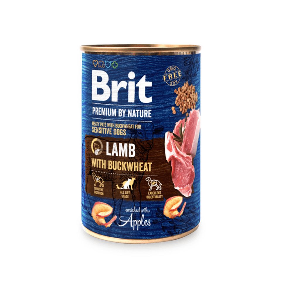 Brit konzerva Premium by Nature Lamb & Buckwheat 400 g | Konzerva pro psy