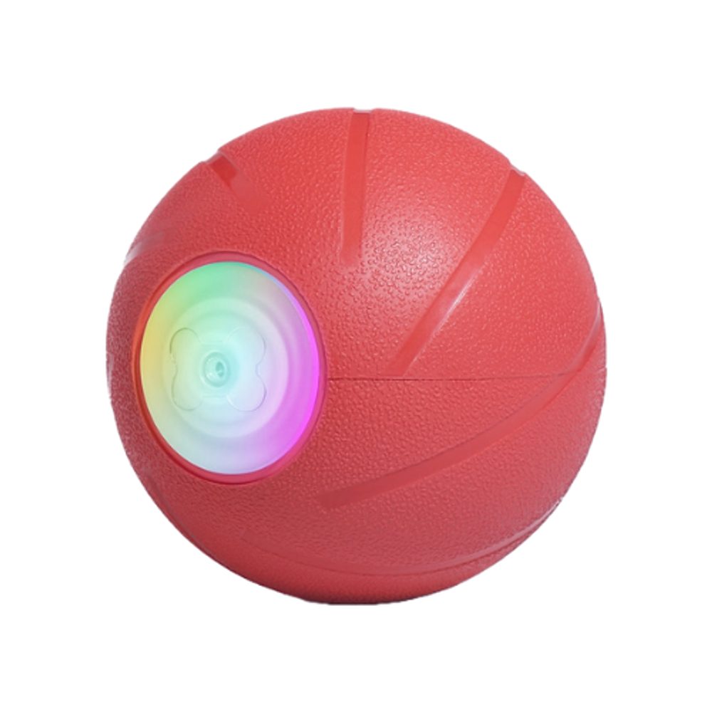 Cheerble Wicked Ball PE dla średnich i duzych psów czerwona | Interaktywna zabawka dla psów