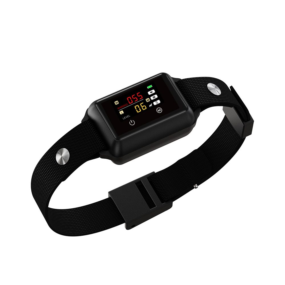 Patpet B801.
  Patpet B801 ist das weltweit erste vibrierende Anti-Bell-Halsband mit einem farbigen LED-Touchscreen.
 

Bellerkennung Bar
Das Patpet B801 nutzt den Klang und die Vibration der Stimmbänder, um Bellen zu erkennen.
 

Art der Korrektur
Das Anti-Bell-Halsband B800 bietet zwei Arten von Korrekturen - Ton und Vibration.
 
 

Akkus und Laden
Die Patpet B800 verfügt über e