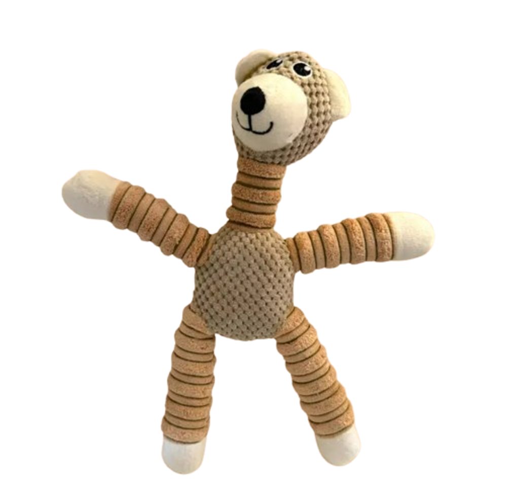 Reedog bear slim, pískací hračka cordura + plyš, 40 cm