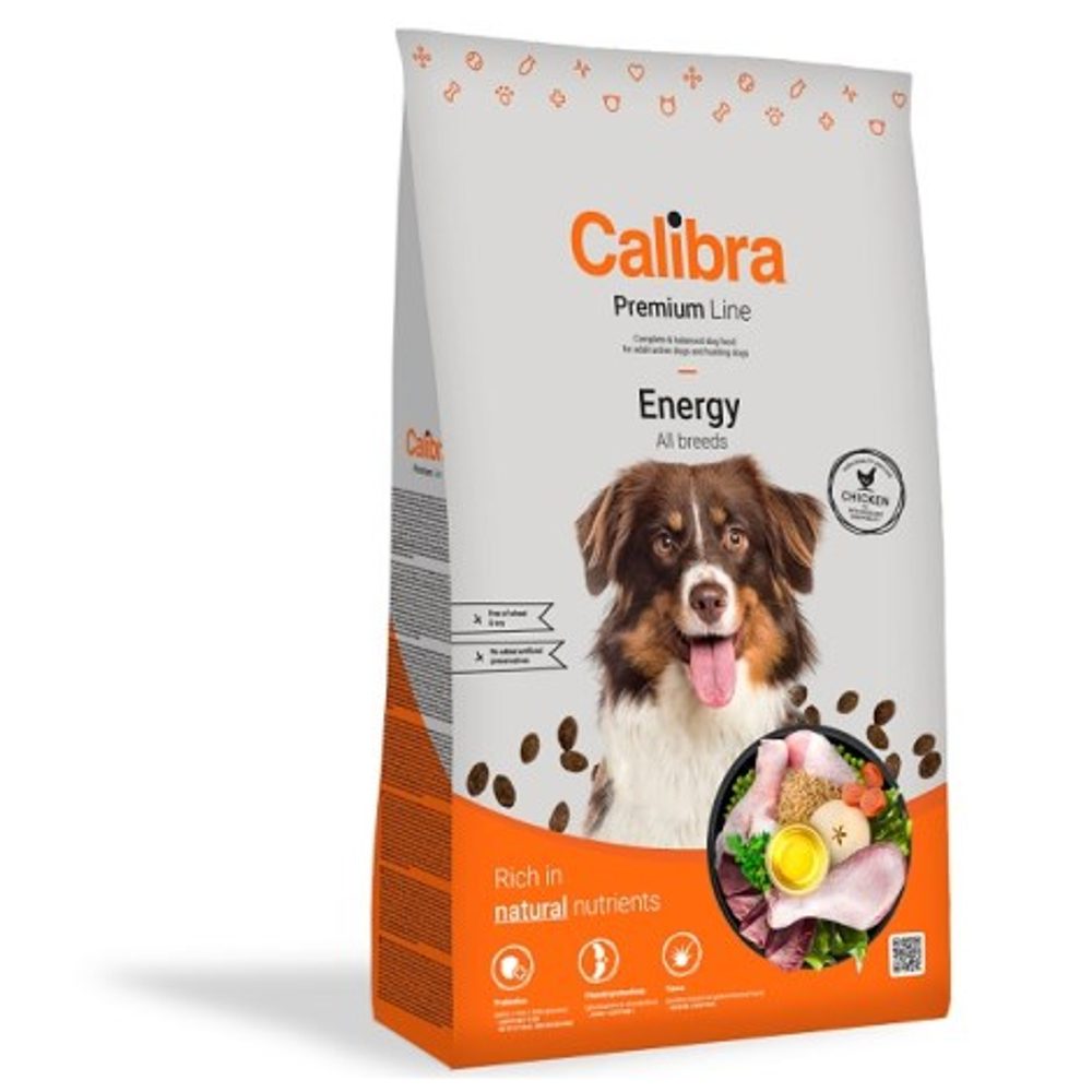 Calibra Dog Premium Line Energy 12 kg | Granule pro psy