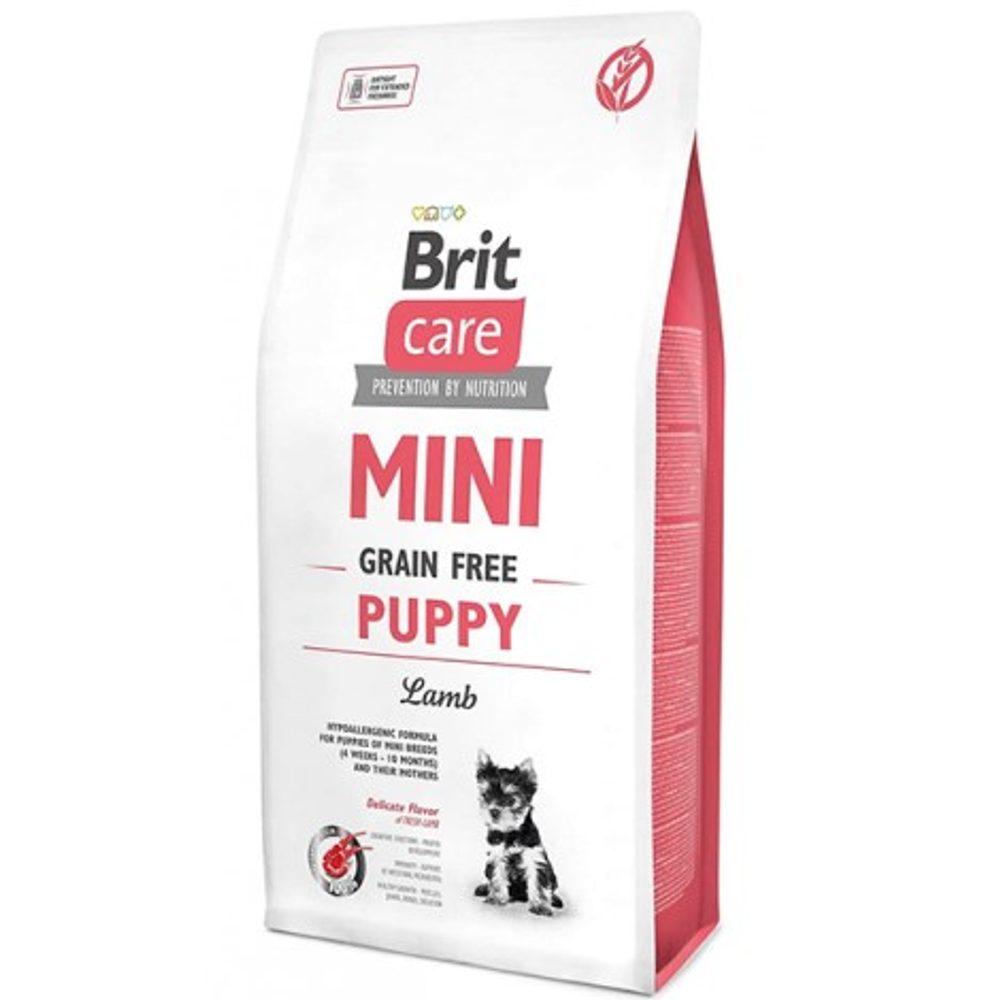 Expirace 21.3. 2026: Brit Care Mini GF Puppy Lamb 7 kg | Granule pro psy