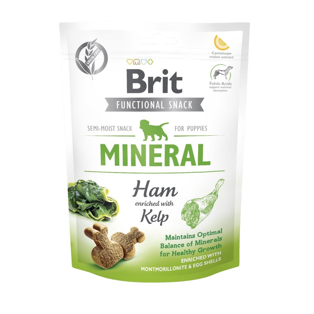Brit Care Dog Functional Snack Mineral Ham Puppies150g | Pamlsky pro psy