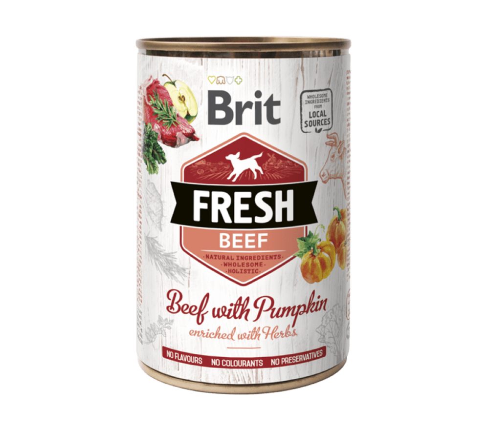 Brit Fresh Dog konzerva Beef with Pumpkin 400 g | Konzerva pro psy