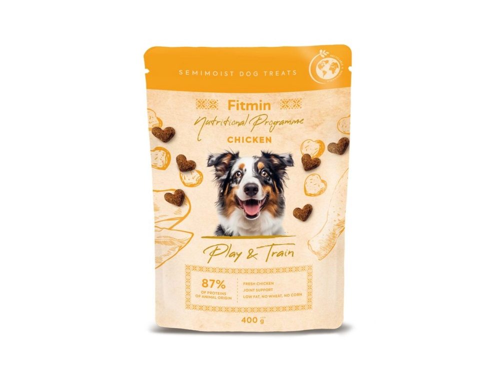 Fitmin NP Play and Train Chicken 400 g | Pamlsky pro psy