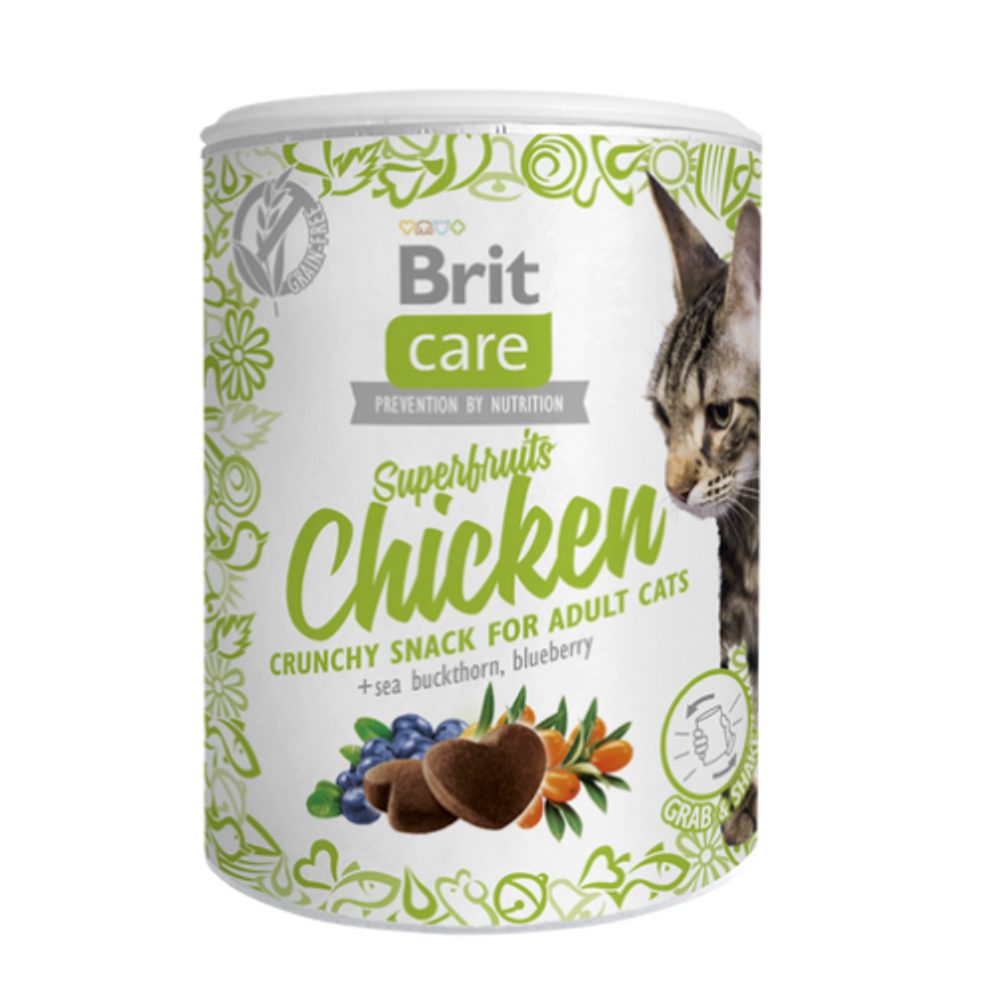 Brit Care Cat Snack Superfruits Chicken 100g | Pamlsky pro kočky