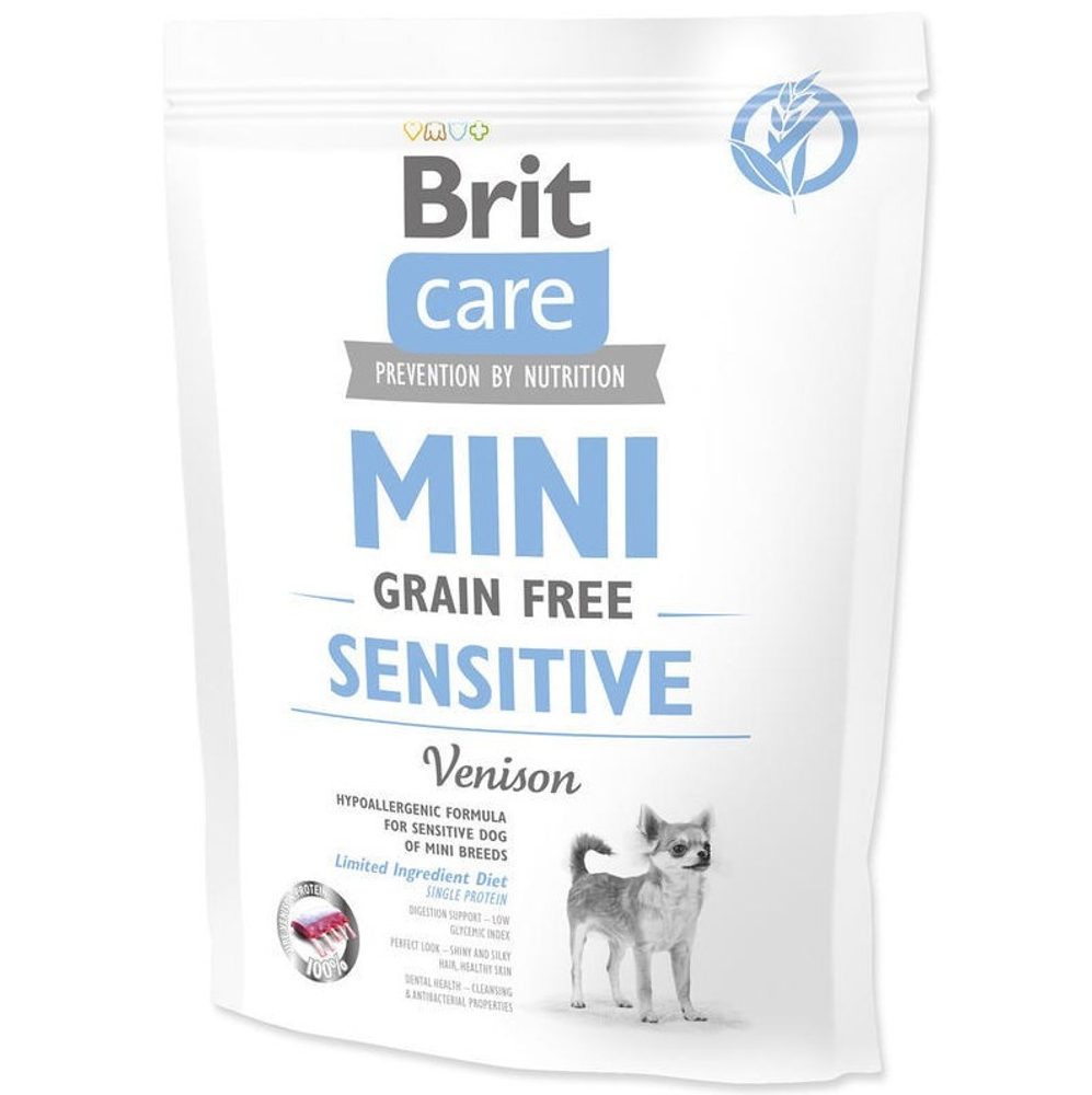 Brit Care Mini GF Sensitive Venison 400 g | Granule pro psy
