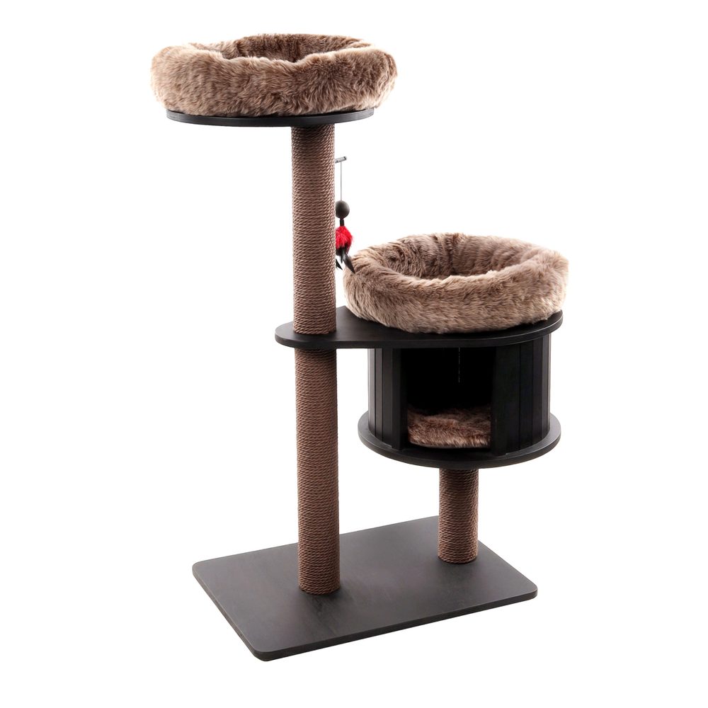 Flamingo Škrabací strom Raisa 1 Brown & Grey | Škrabadlo pro kočky