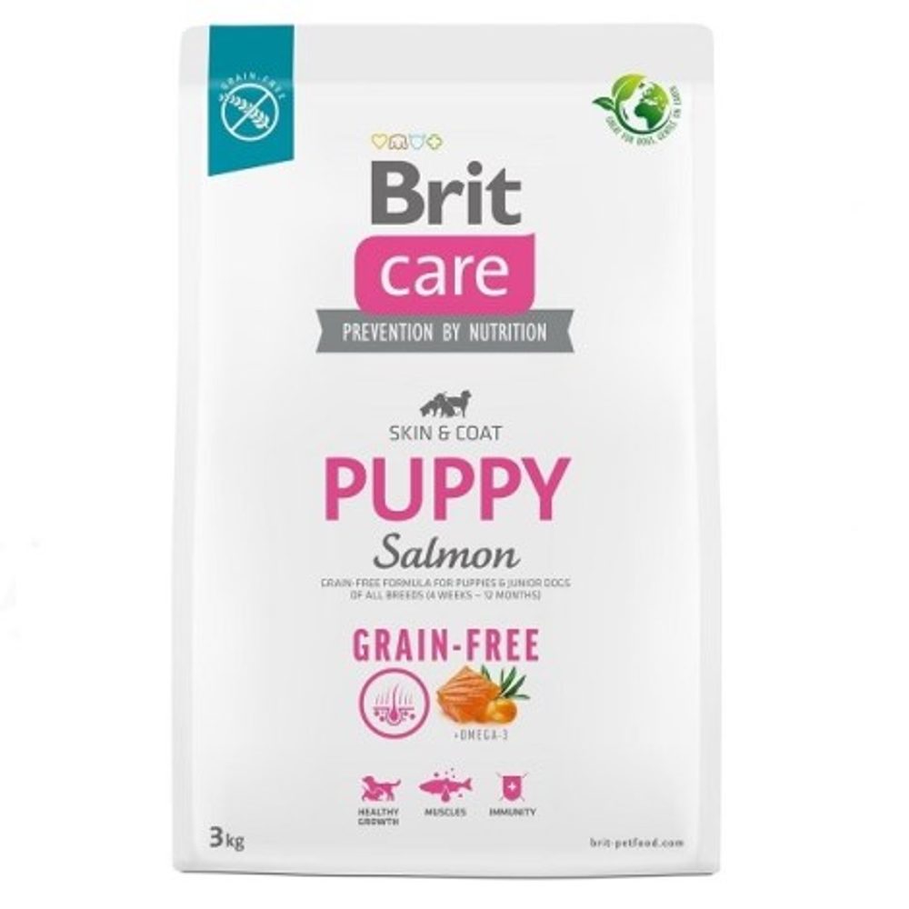 Brit Care Dog Grain-free Puppy Salmon 3 kg | Granule pro psy