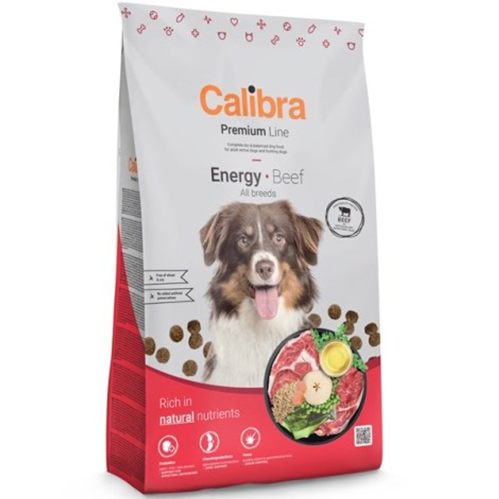 Calibra Dog Premium Line Energy Beef 12 kg | Granule pro psy