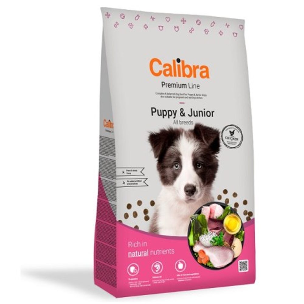 Calibra Dog Premium Line Puppy & Junior 3 kg | Granule pro psy