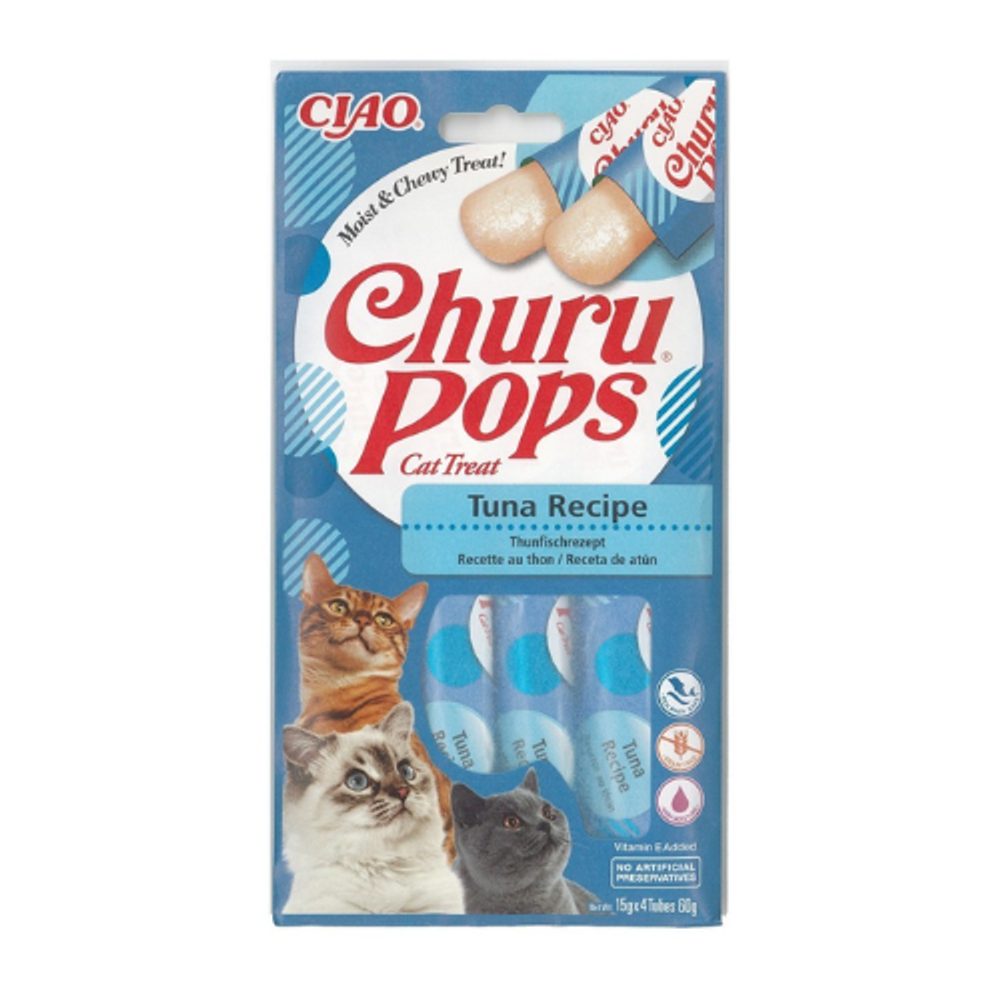 Churu Cat Pops Tuna 4x15g | Przysmaki dla kotów