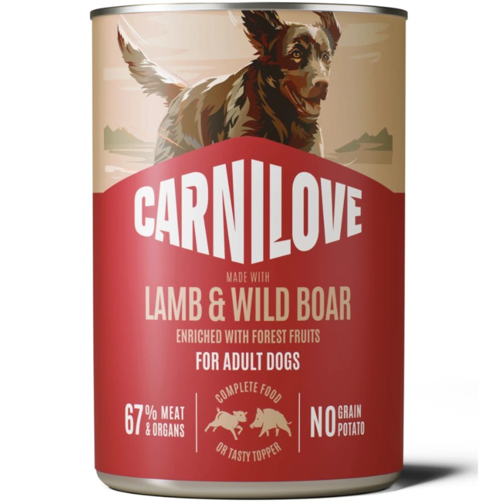 Carnilove Dog Can Paté Lamb&Wild Boar 400g | Konzerva pro psy