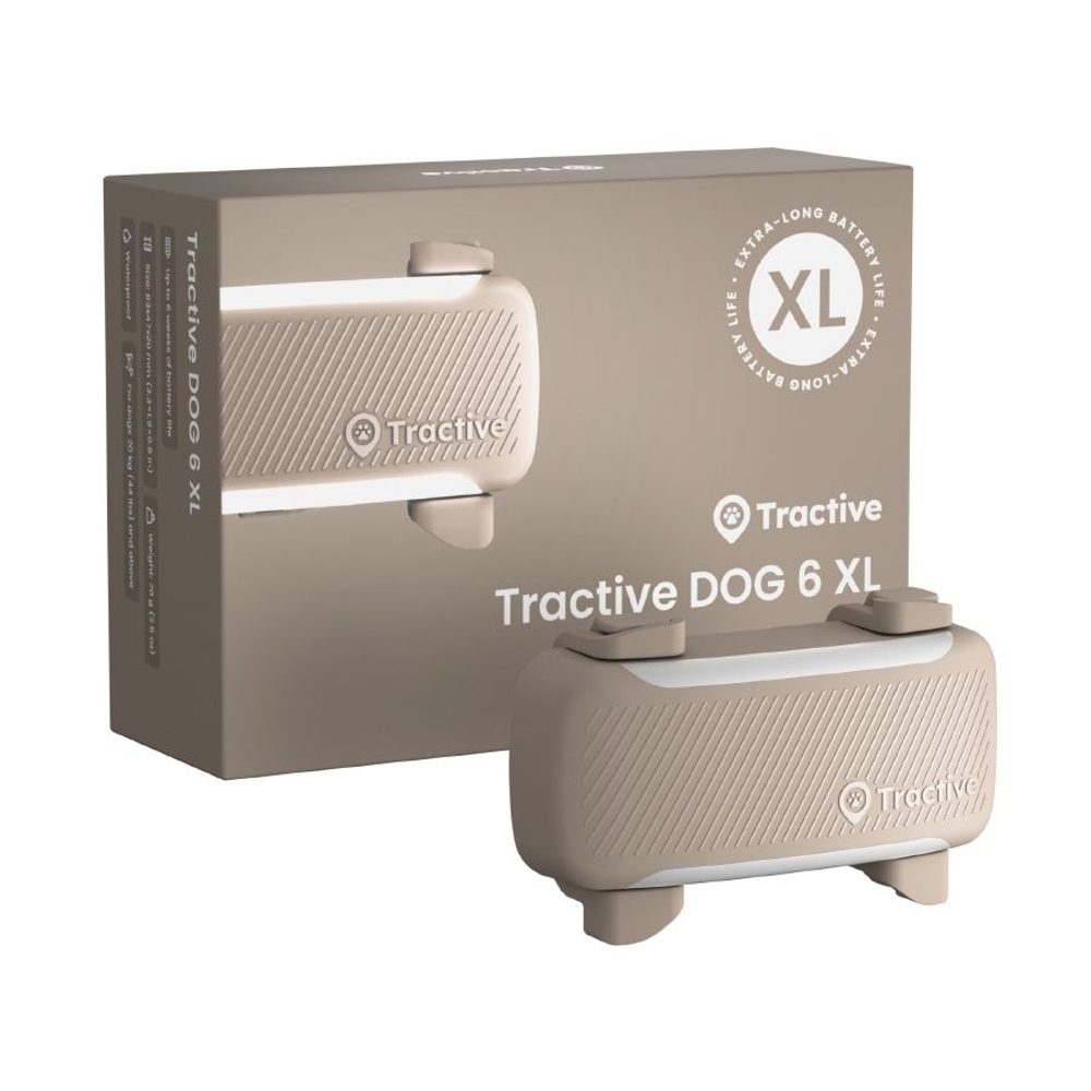 Tractive DOG 6 XL | GPS lokátor a monitor aktivity pro psy - Brązowy