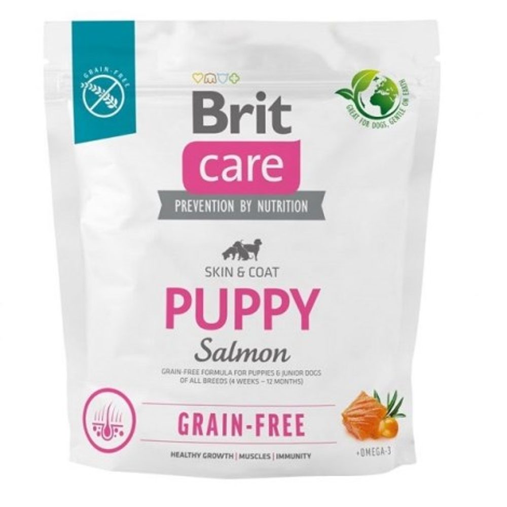 Brit Care Dog Grain-free Puppy Salmon 1 kg | Granule pro psy