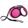 Hundeleine FLEXI Comfort New Band Rosa L - 5 m/60 kg